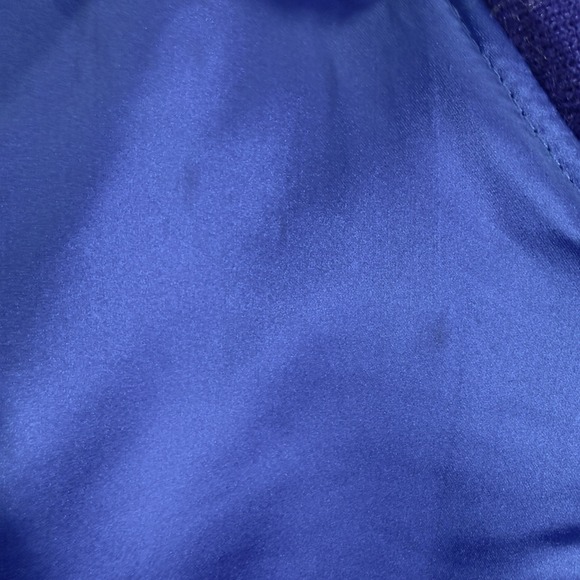 Vintage Sukajan Souvenir Jacket Korea Dragon Tiger Satin Blue Hooded Brad - Picture 9 of 16